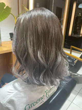 ミディアム カラー 🩰韓国レイヤー🩷 艶カラー🌷小栁歩美のヘアスタイル