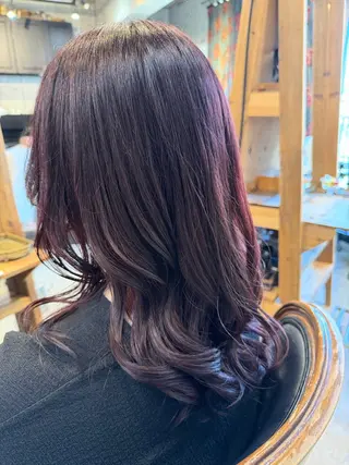 セミロング カラー ヘアアレンジ 🍀Ryosuke 🍀のヘアスタイル