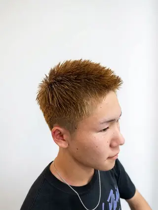 ショート メンズ 鈴木 まさしのヘアスタイル