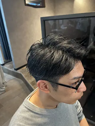 ショート メンズカット、パーマ 特化🔥🌊瀬川竜生のヘアスタイル