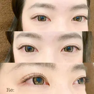 マツエク・マツパ Lash Re:のマツエク・マツパデザイン