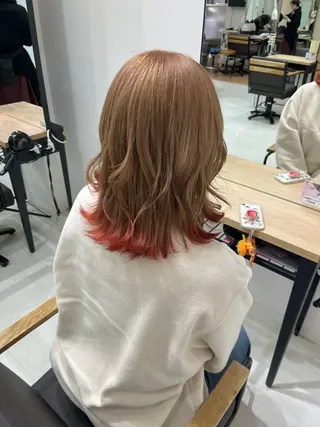ミディアム 透明感 エイジのヘアスタイル