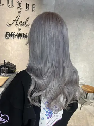 ロング カラー ヘアアレンジ メンズ Cielro/ダブル カラー/西田咲希のヘアスタイル