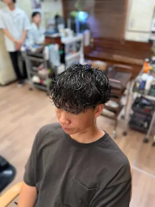 ミディアム パーマ パーマ/フェード/新 宿/アイパー/上田のヘアスタイル