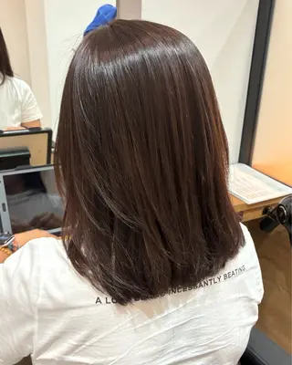 ミディアム 柴田真衣 /ナチュラル/半個室のヘアスタイル