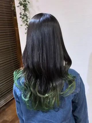 ロング カラー 金田 拓也のヘアスタイル