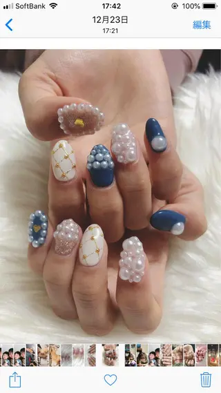 ネイル kiki nail &brow二子玉川のネイルデザイン