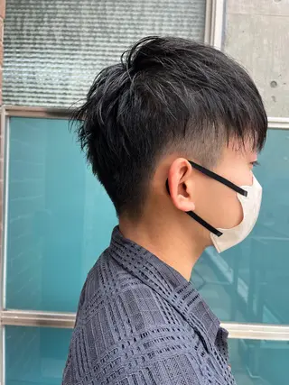 ショート カラー パーマ ヘアアレンジ メンズ キッズ ネイル マツエク・マツパ アイブロウ 久木原 ゆりのヘアスタイル