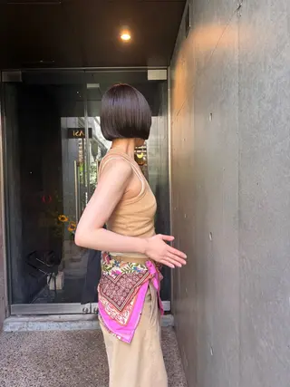 ショート ボブパーマ🥣KON コンナツミのヘアスタイル