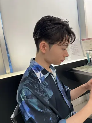 パーマ メンズ 静岡 / 毛流れ特化 /下居真大のヘアスタイル