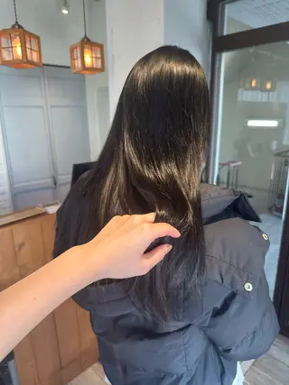 ロング パーマ ブリーチカラー🫧 森　凪沙のヘアスタイル