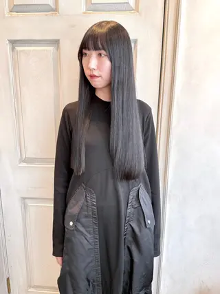 ロング 千 田のヘアスタイル