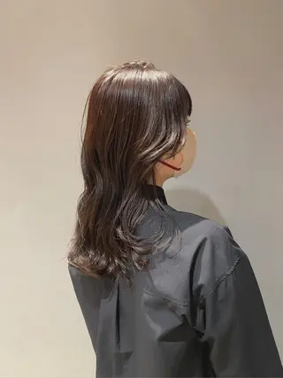 セミロング 小顔カット 🌿リョウカのヘアスタイル