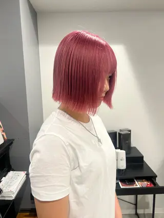ショート ハイトーンカラー/ ボブ/KOBAのヘアスタイル