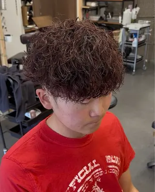 パーマ メンズ 年間2000名担当◎ パーマ職人/仲原佑樹のヘアスタイル