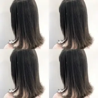 ミディアム カラー 似合わせ/レイヤー /ボブ/新谷のヘアスタイル