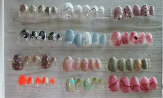 ミディアム hs nail salonのネイルデザイン