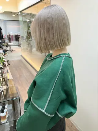 ショート 艶髪ハイトーンカラー ☆MASAのヘアスタイル