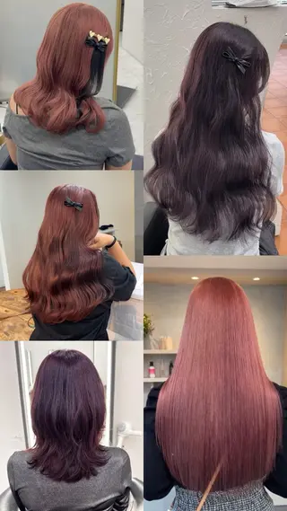 カラー 中山 ちかのヘアスタイル