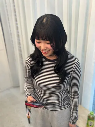 ロング NONOKA Zina千早店のヘアスタイル