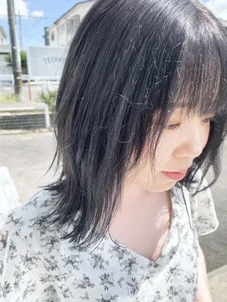 ミディアム 内藤 拓磨のヘアスタイル