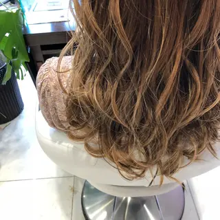 ロング カラー ヘアアレンジ 渡辺　亮/髪質改善 レイヤーカットのヘアスタイル