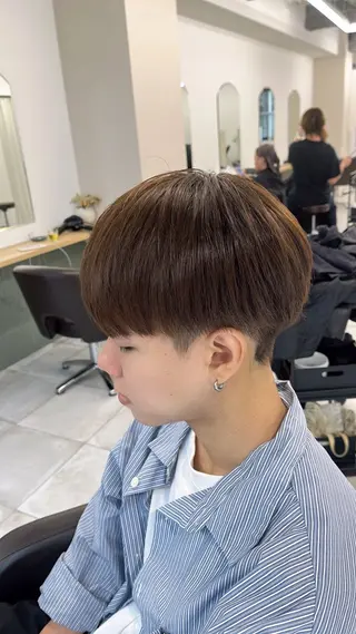 ショート カラー メンズ 🏆メンズヘア特化 🥇代表りんぺーのヘアスタイル