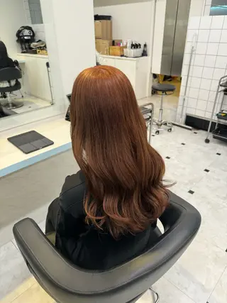 ロング 🤎モテ髪&透明感 ミルクティー🥣🤎のヘアスタイル
