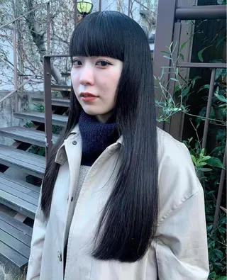 ロング カラー ボブ/顔まわりカット 💫大澤奈緒美のヘアスタイル