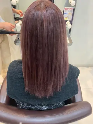 セミロング 髪質改善/レイヤー ハッシュカットひなたのヘアスタイル
