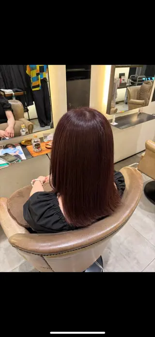ミディアム com’sLibli 澤井凜のヘアスタイル