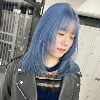 ミディアム 🌟色落ちまで綺麗/ ブリーチ/RYO⭐️のヘアスタイル