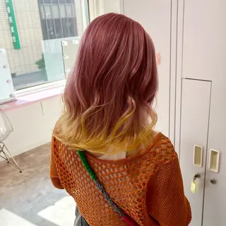 ミディアム カラー メイ ☪️のヘアスタイル