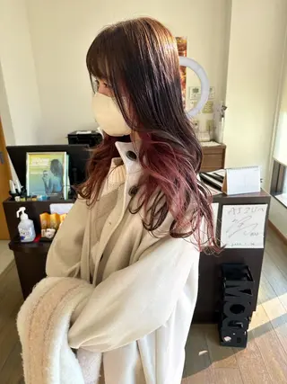 カラー ブリーチカラー🫧 森　凪沙のヘアスタイル