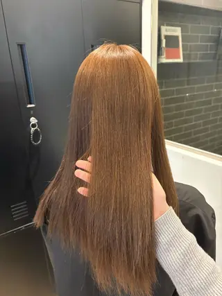 カラー ROAMERomo tesandoのぞみのヘアスタイル