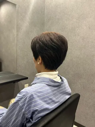 ショート 佐野 彩音のヘアスタイル