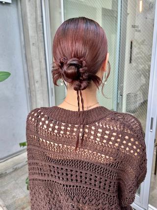 ヘアアレンジ 🍊千葉 未来🍊店長のヘアスタイル