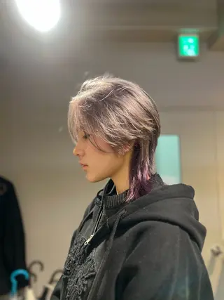 ショート カラー ヘアアレンジ 💍透明感×韓流ハイ トーン💍RYUTAのヘアスタイル
