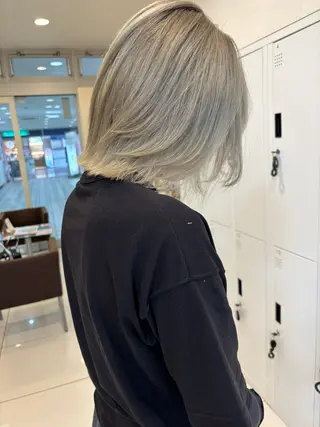 ミディアム 田谷 夏生のヘアスタイル