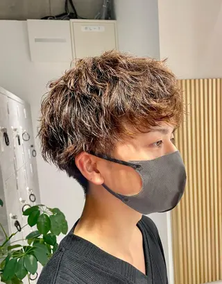 ショート パーマ メンズ メンズ&パーマ特化 takumiのヘアスタイル