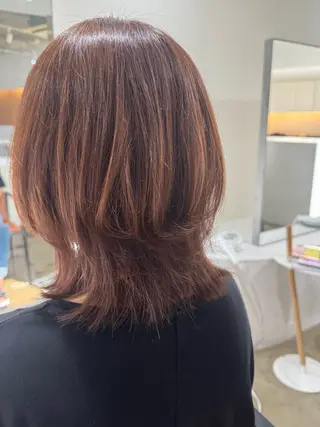 ミディアム カナ-YUCCA- モデル様募集中のヘアスタイル