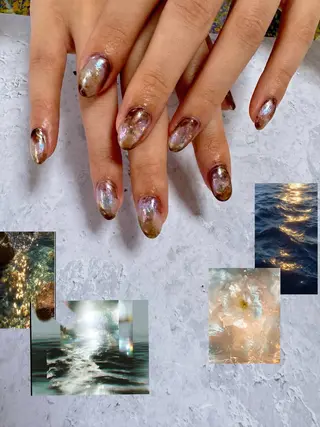 ネイル Blowe ニュアンスのネイルデザイン