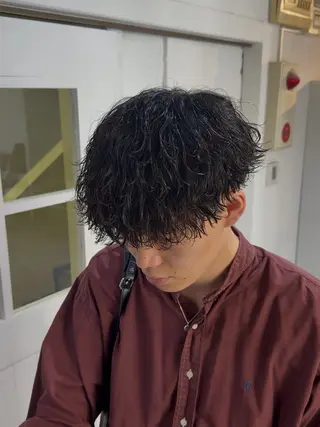 ショート パーマ メンズ 札幌メンズ専門 星雅哉のヘアスタイル