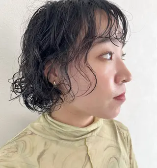 ショート パーマ Hareru 豊田 修廣のヘアスタイル