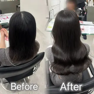 ロング カラー ヘアアレンジ メンズ 羽エク指名No1✨️ シールエク🌙しぇるのヘアスタイル