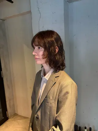 ミディアム メンズ 透明感・美髪 monsoワニベユナのヘアスタイル