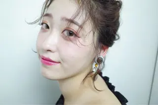 ショート パーマ ヘアアレンジ 川上 智汐のヘアスタイル