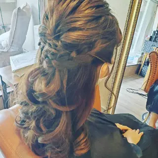 ロング spa hair ark 富井直美のヘアスタイル