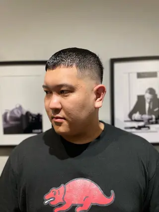 ショート メンズ 飯野 公紀のヘアスタイル