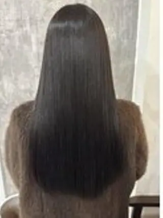 セミロング 髪質改善カラー透明感 ダブルカラー幕田のヘアスタイル